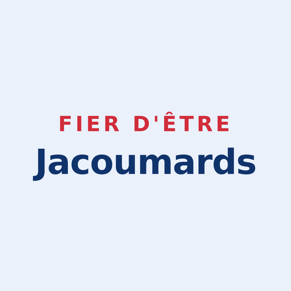 Sticker « Fier d'être Jacoumards » — design pour Jacou