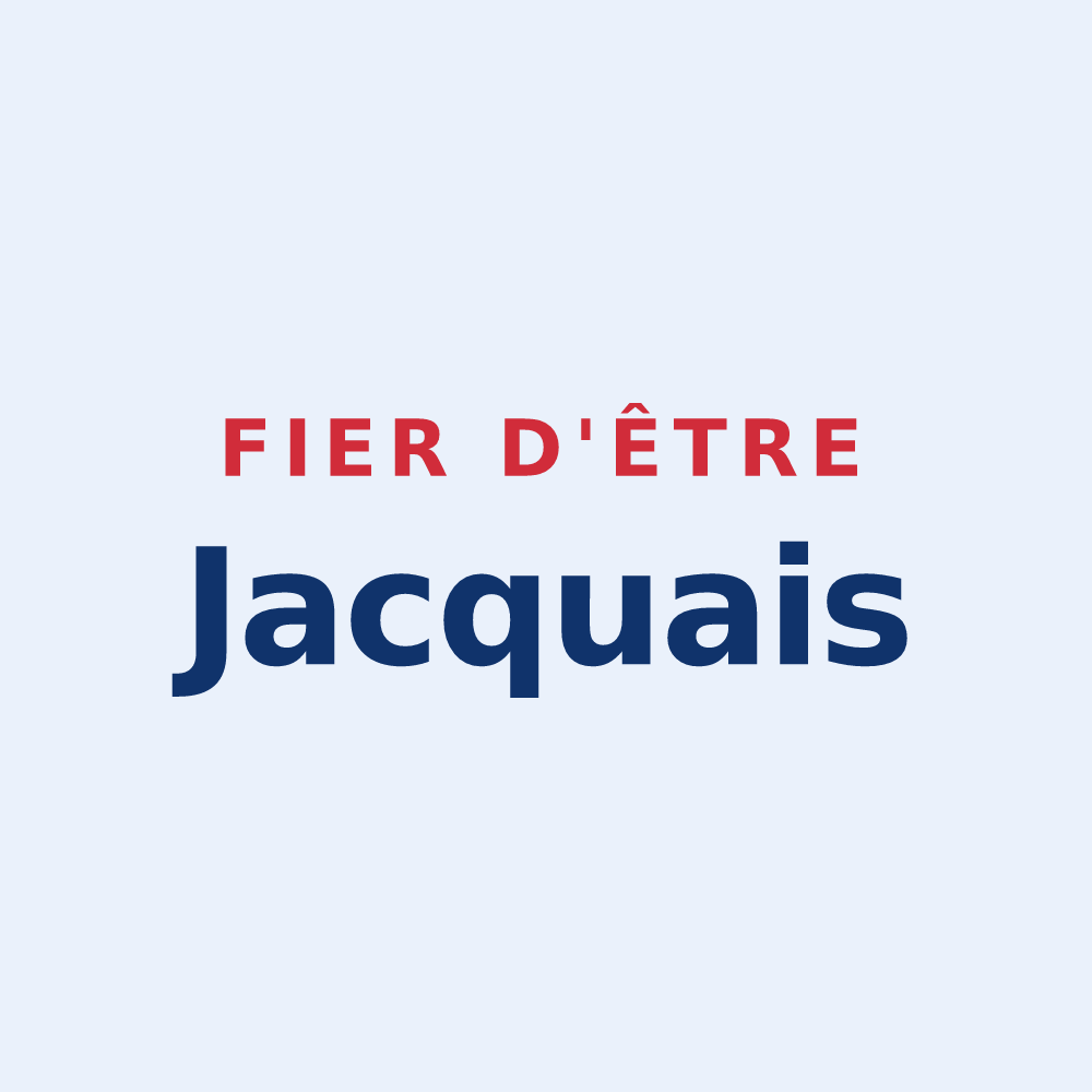 Sticker « Fier d'être Jacquais » — design pour Jacque
