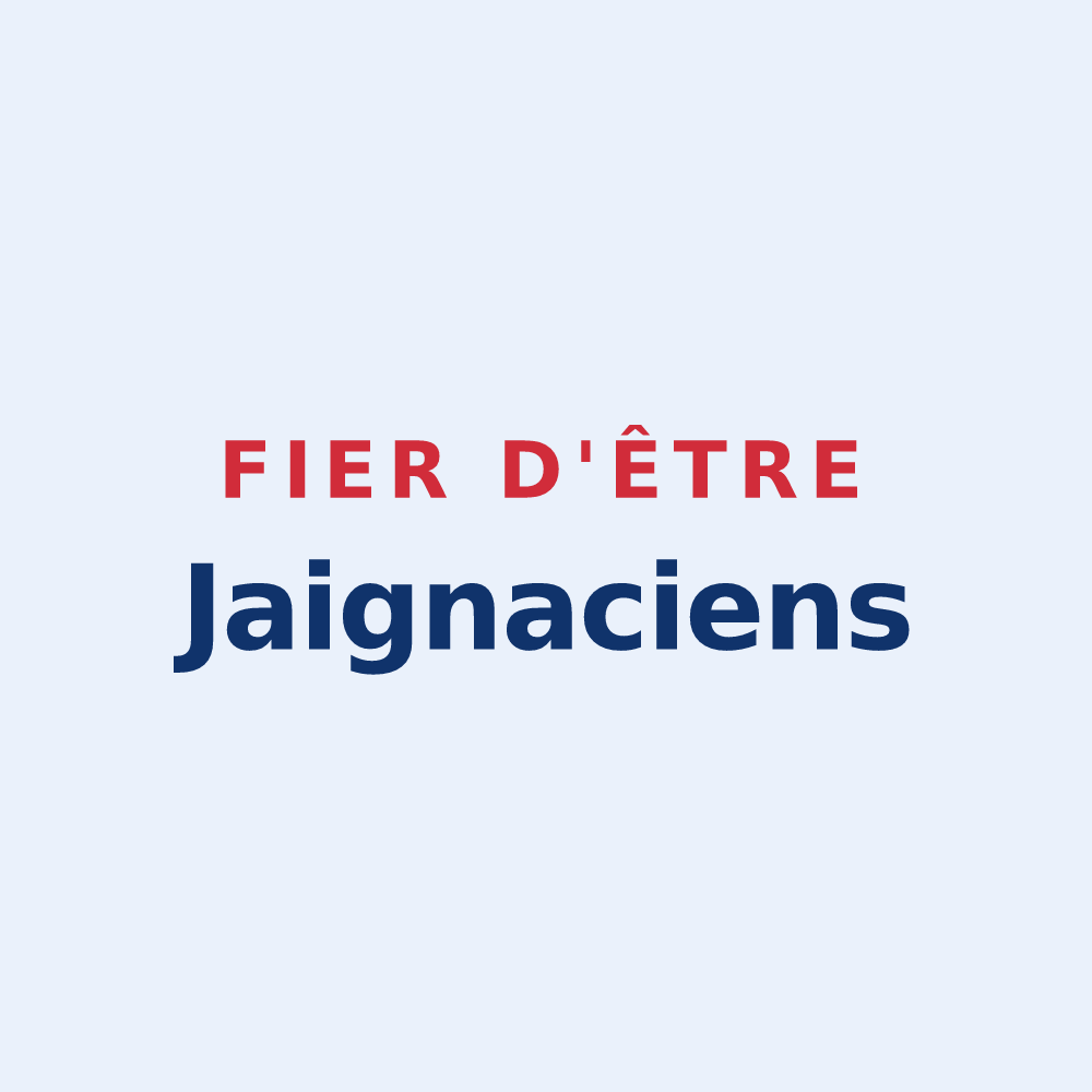 Sticker « Fier d'être Jaignaciens » — design pour Jaignes