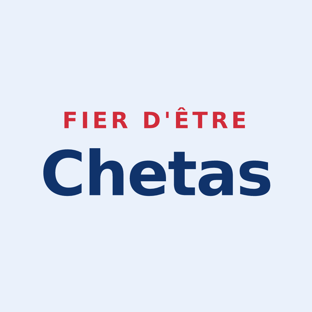 Sticker « Fier d'être Chetas » — design pour Jainvillotte