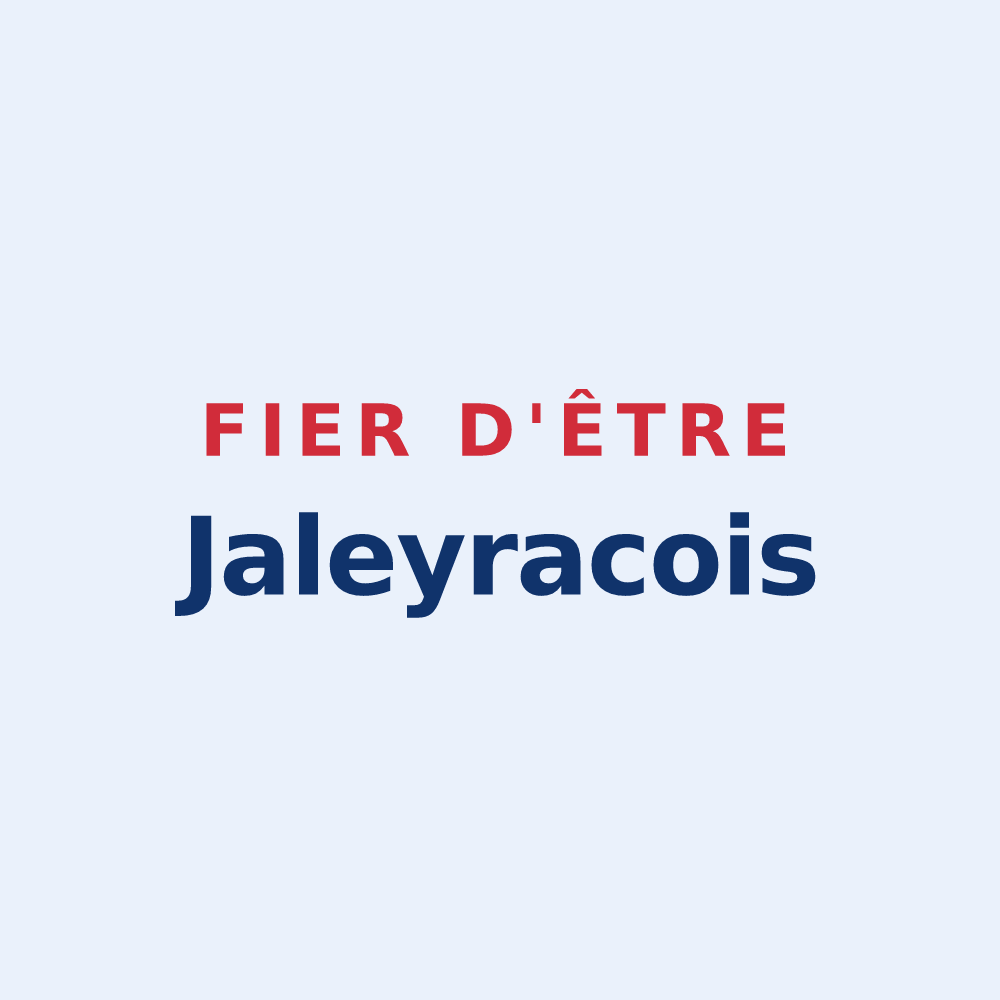 Sticker « Fier d'être Jaleyracois » — design pour Jaleyrac