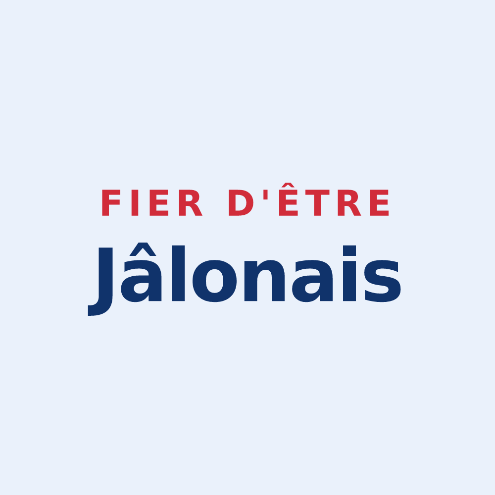 Sticker « Fier d'être Jâlonais » — design pour Jâlons