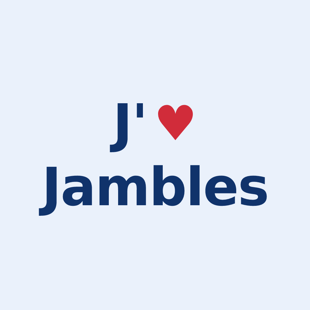 Sticker personnalisé Jambles — design J'aime Jambles