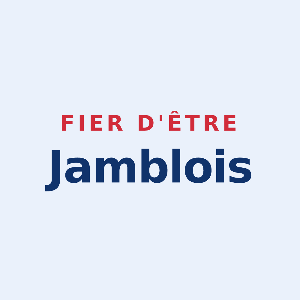 Sticker « Fier d'être Jamblois » — design pour Jambles