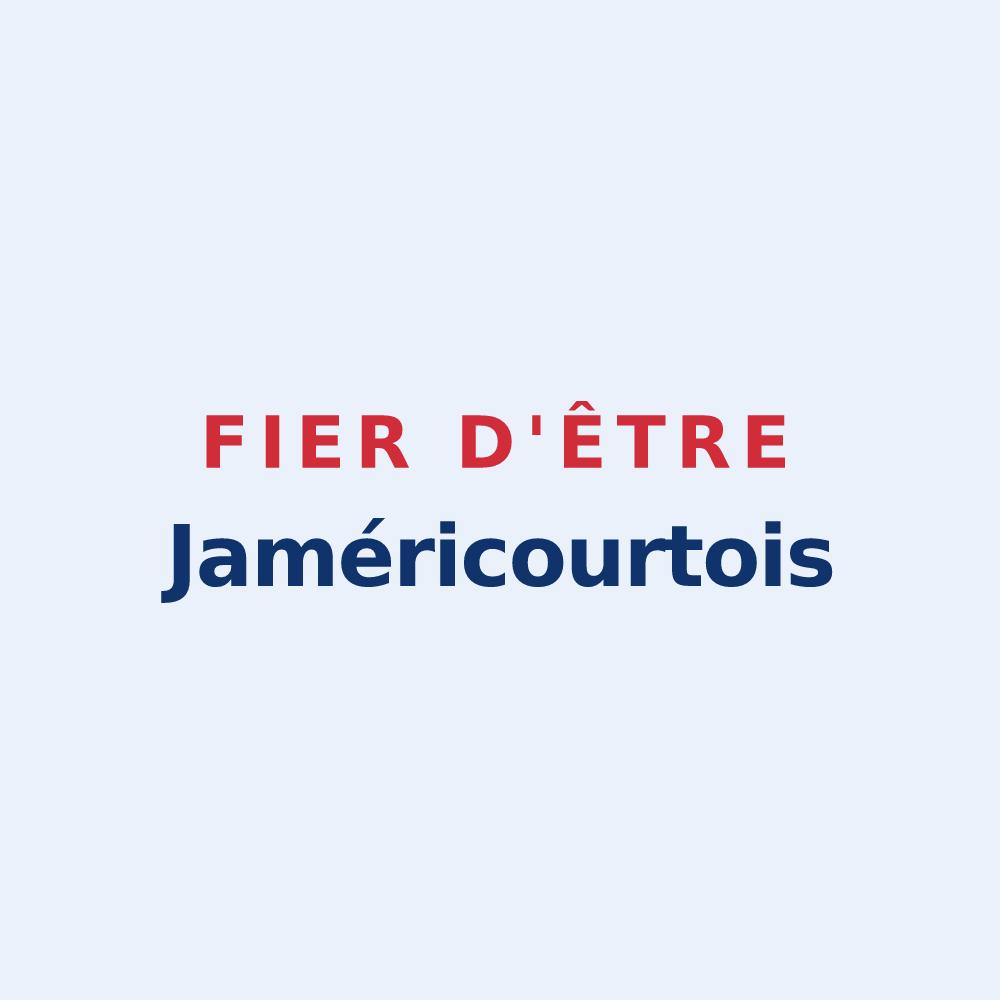 Sticker « Fier d'être Jaméricourtois » — design pour Jaméricourt