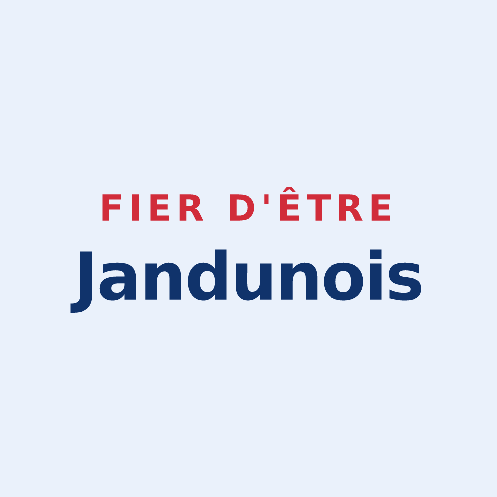 Sticker « Fier d'être Jandunois » — design pour Jandun