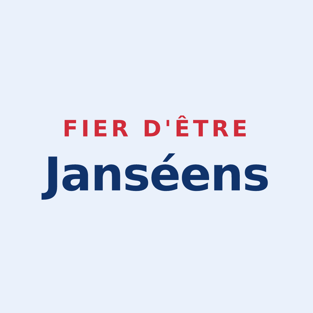 Sticker « Fier d'être Janséens » — design pour Jans