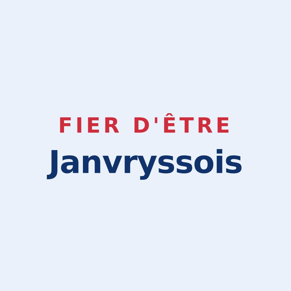 Sticker « Fier d'être Janvryssois » — design pour Janvry