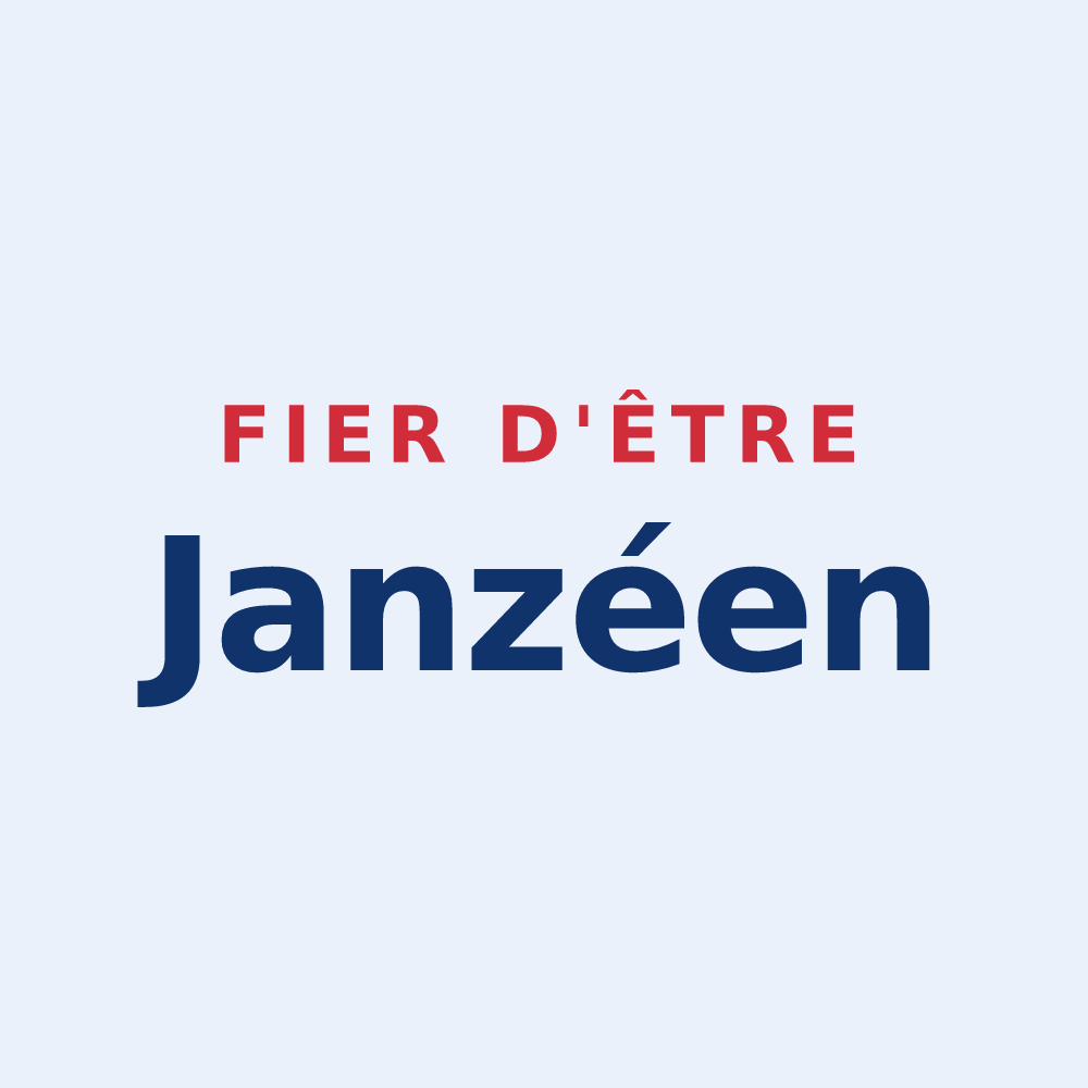 Sticker « Fier d'être Janzéen » — design pour Janzé