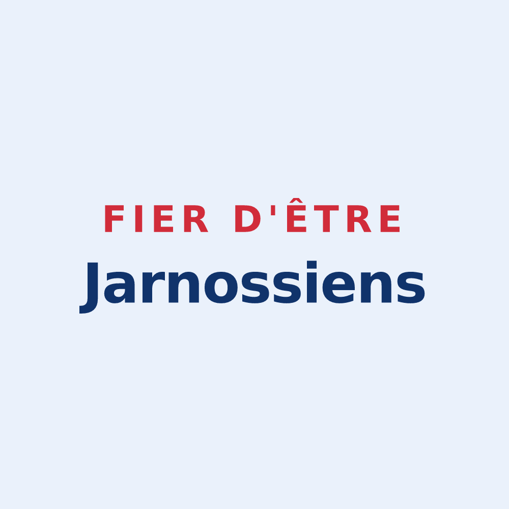 Sticker « Fier d'être Jarnossiens » — design pour Jarnosse