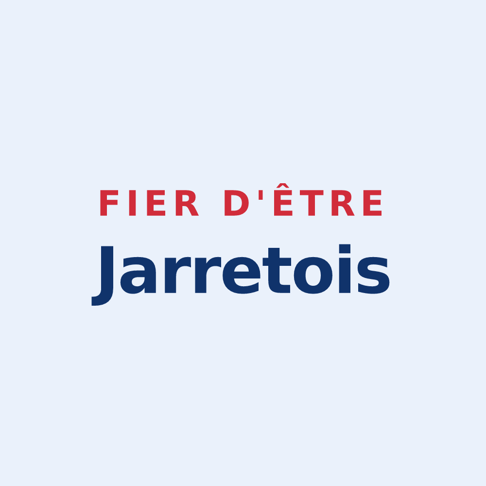 Sticker « Fier d'être Jarretois » — design pour Jarret