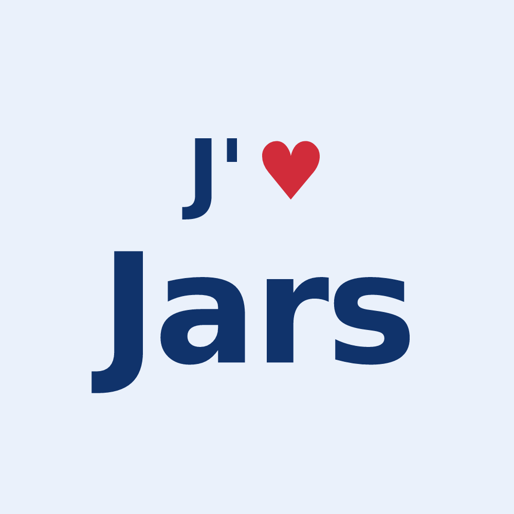 Sticker personnalisé Jars — design J'aime Jars