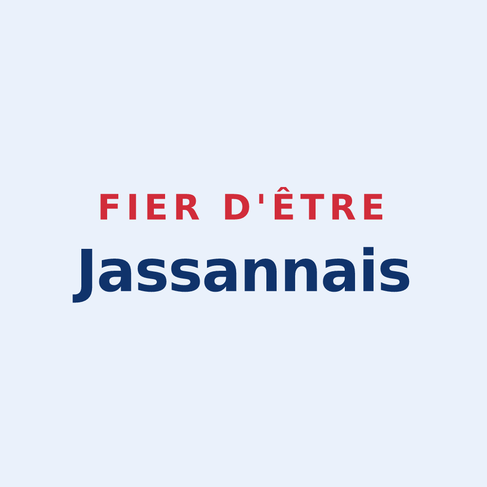 Sticker « Fier d'être Jassannais » — design pour Jassans-Riottier