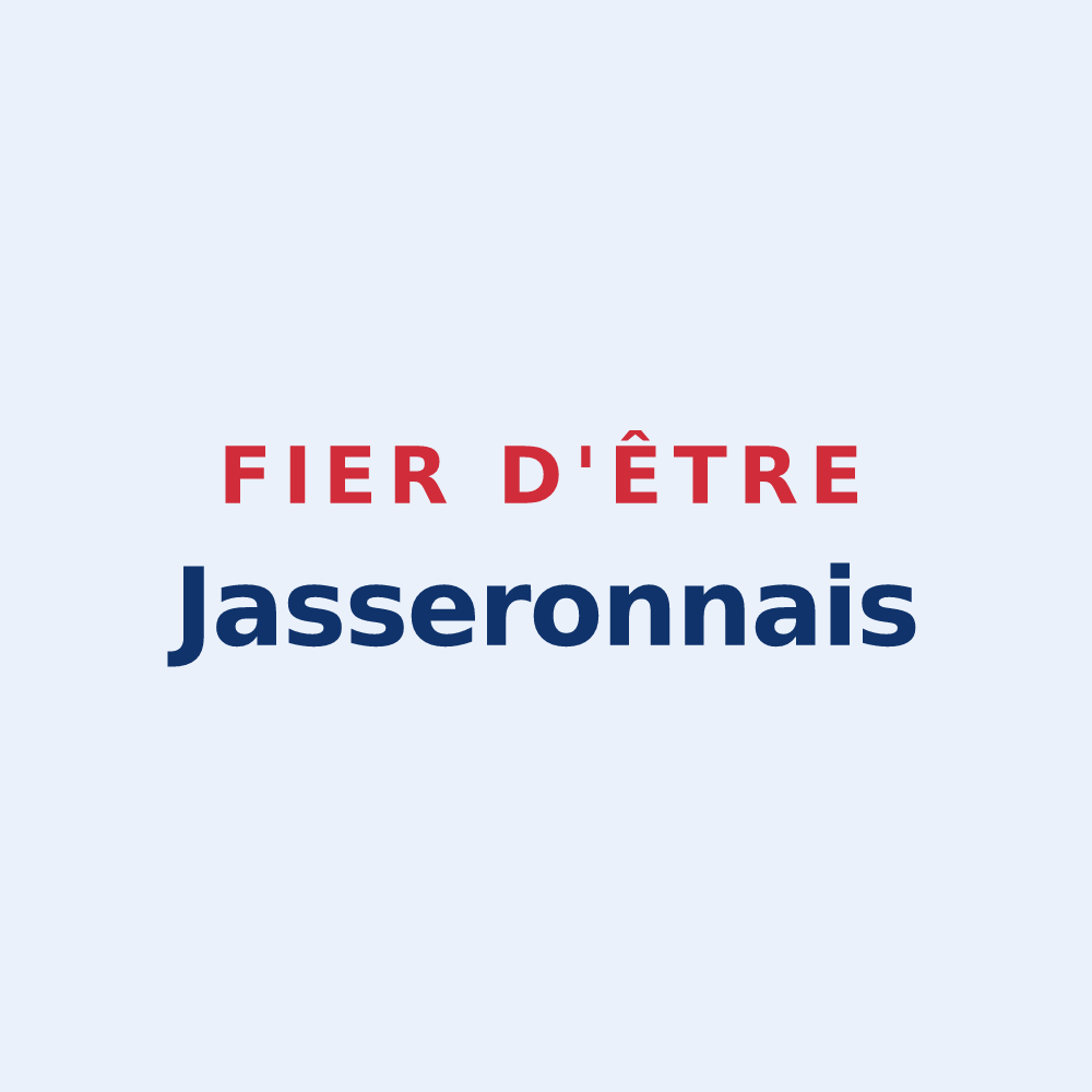 Sticker « Fier d'être Jasseronnais » — design pour Jasseron