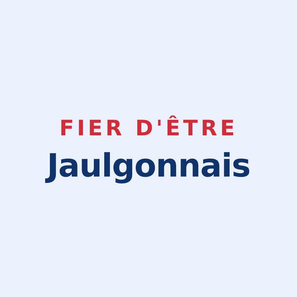 Sticker « Fier d'être Jaulgonnais » — design pour Jaulgonne
