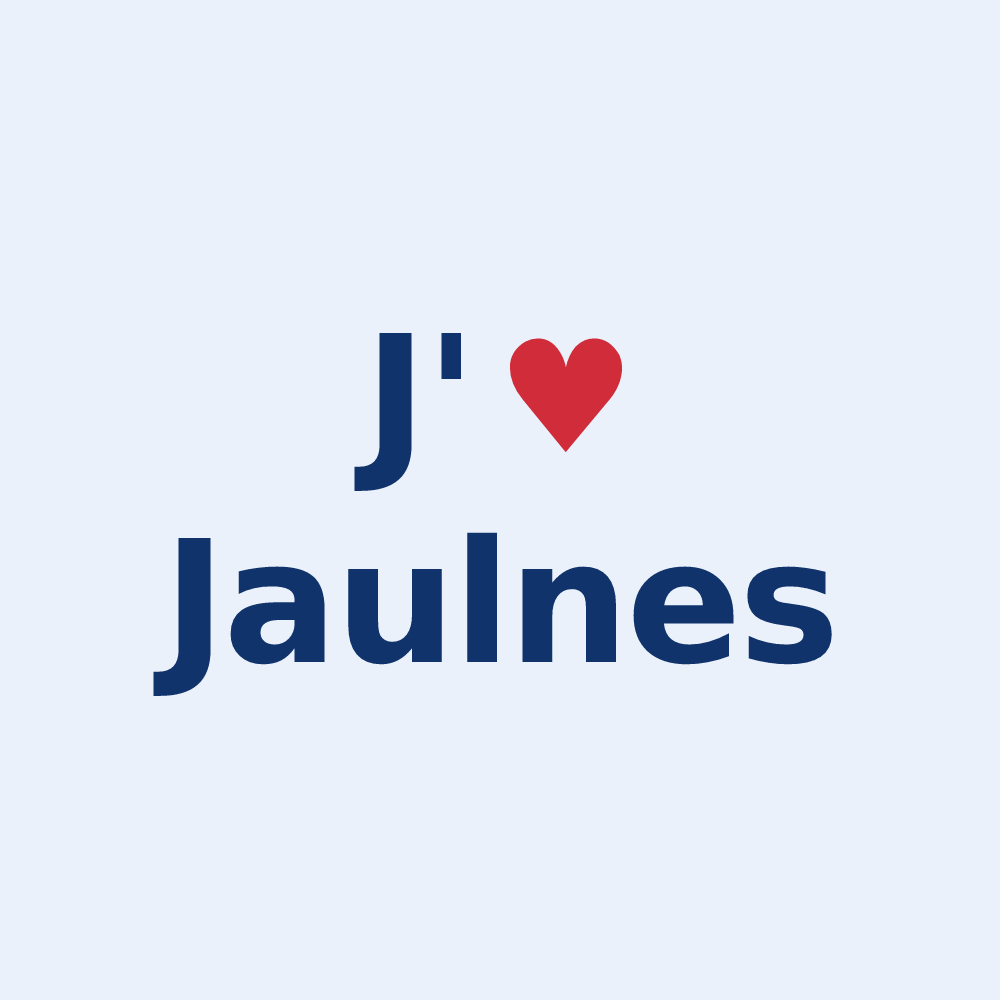 Sticker personnalisé Jaulnes — design J'aime Jaulnes