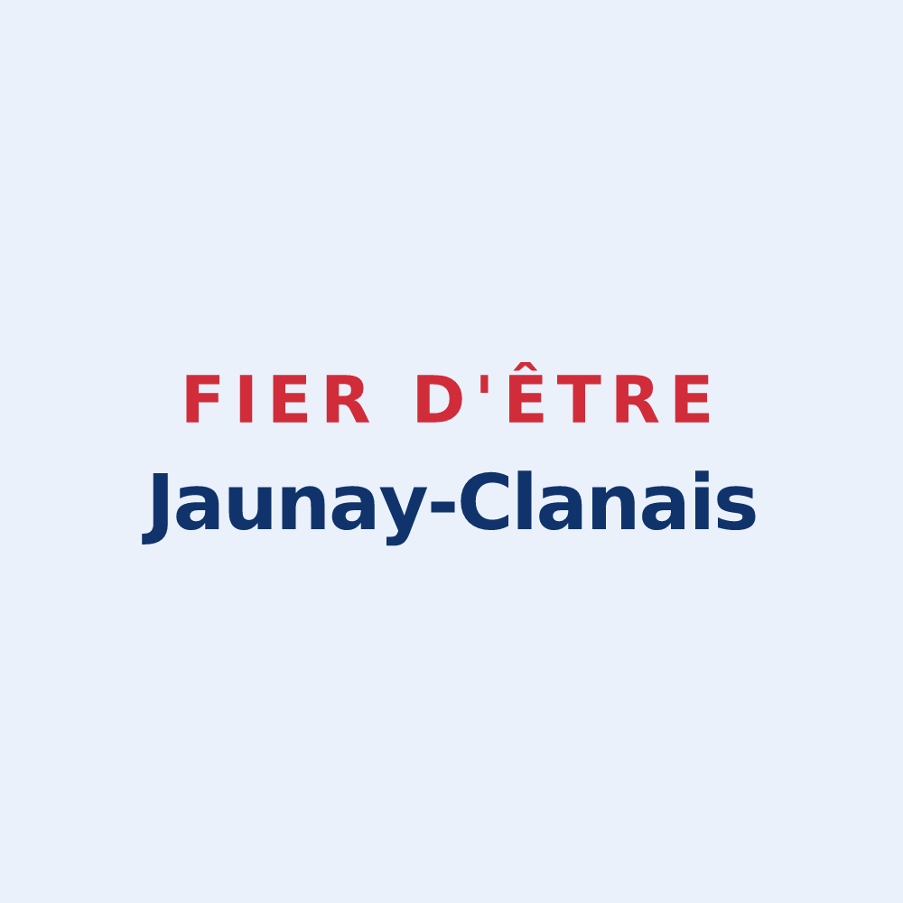 Sticker « Fier d'être Jaunay-Clanais » — design pour Jaunay-Marigny