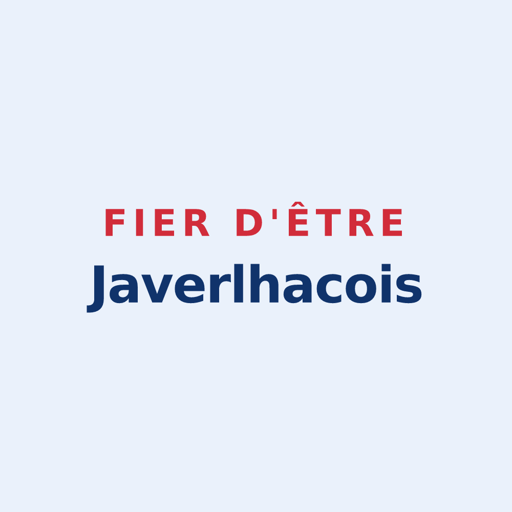 Sticker « Fier d'être Javerlhacois » — design pour Javerlhac-et-la-Chapelle-Saint-Robert