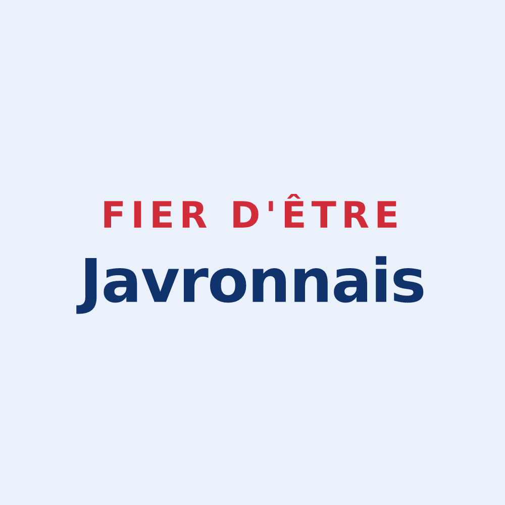 Sticker « Fier d'être Javronnais » — design pour Javron-les-Chapelles