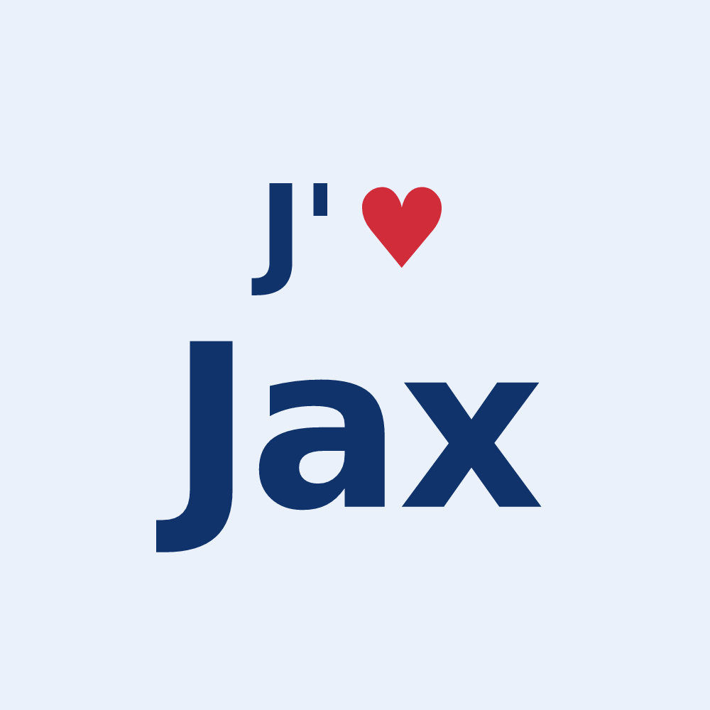 Sticker personnalisé Jax — design J'aime Jax