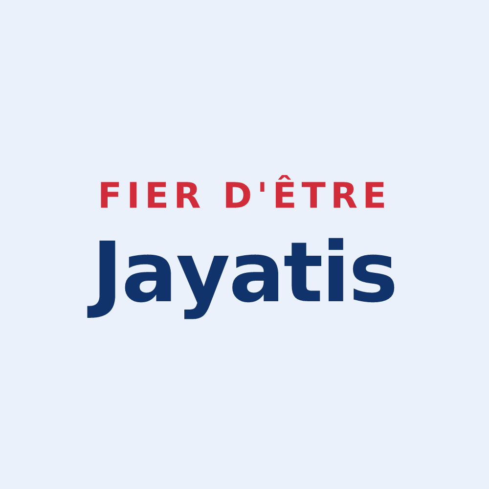 Sticker « Fier d'être Jayatis » — design pour Jayat
