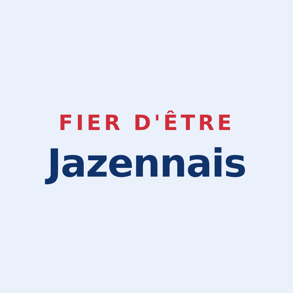 Sticker « Fier d'être Jazennais » — design pour Jazennes