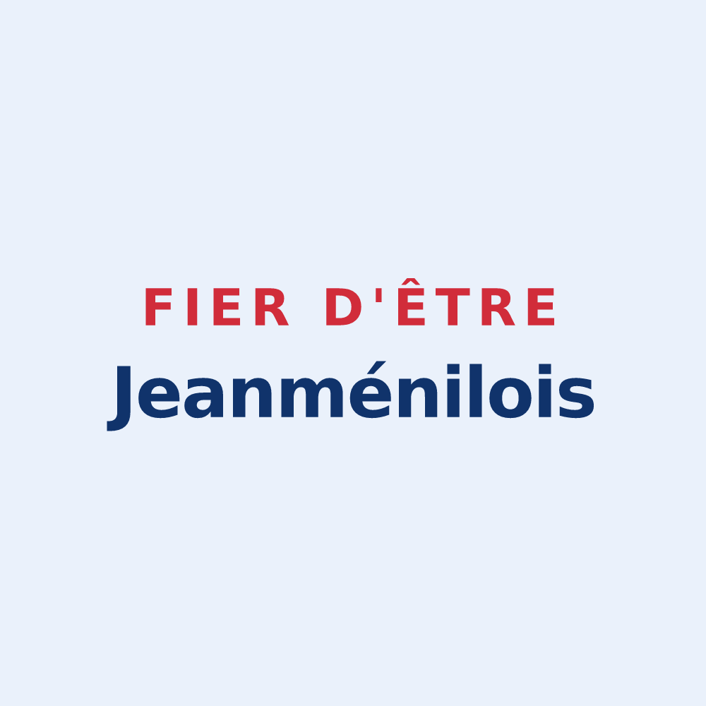 Sticker « Fier d'être Jeanménilois » — design pour Jeanménil