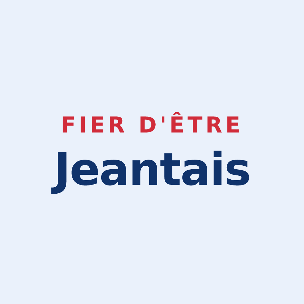 Sticker « Fier d'être Jeantais » — design pour Jeantes