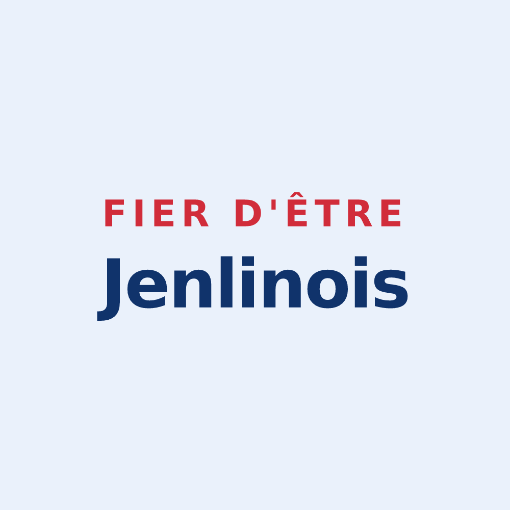 Sticker « Fier d'être Jenlinois » — design pour Jenlain