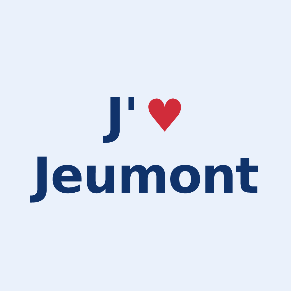 Sticker personnalisé Jeumont — design J'aime Jeumont