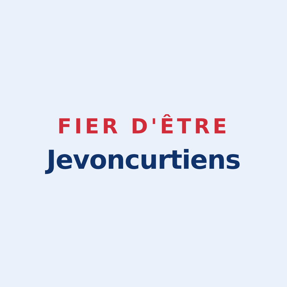 Sticker « Fier d'être Jevoncurtiens » — design pour Jevoncourt