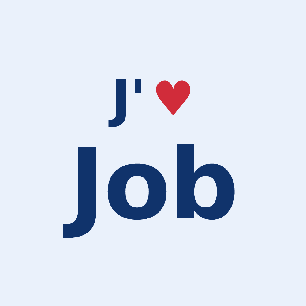 Sticker personnalisé Job — design J'aime Job