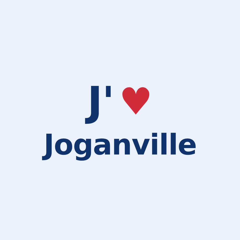 Sticker personnalisé Joganville — design J'aime Joganville
