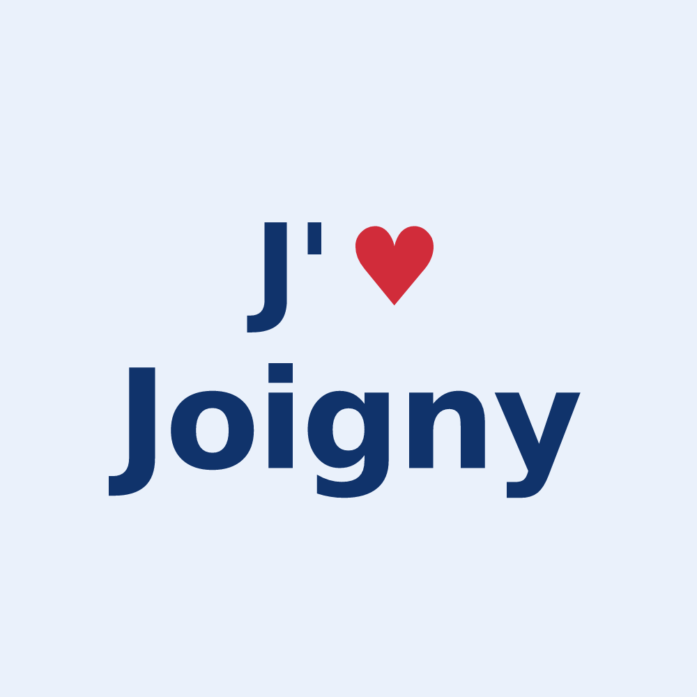 Sticker personnalisé Joigny — design J'aime Joigny