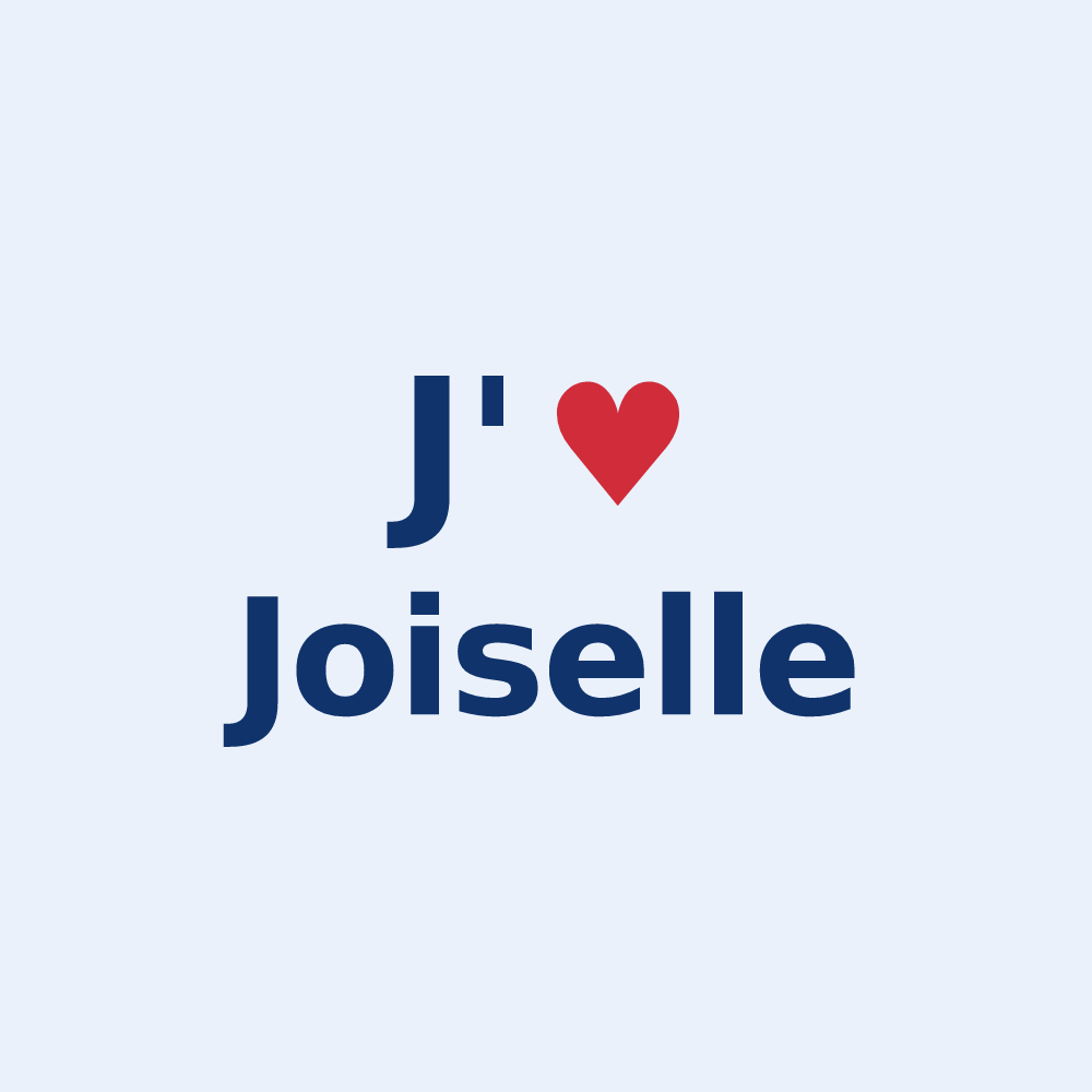 Sticker personnalisé Joiselle — design J'aime Joiselle