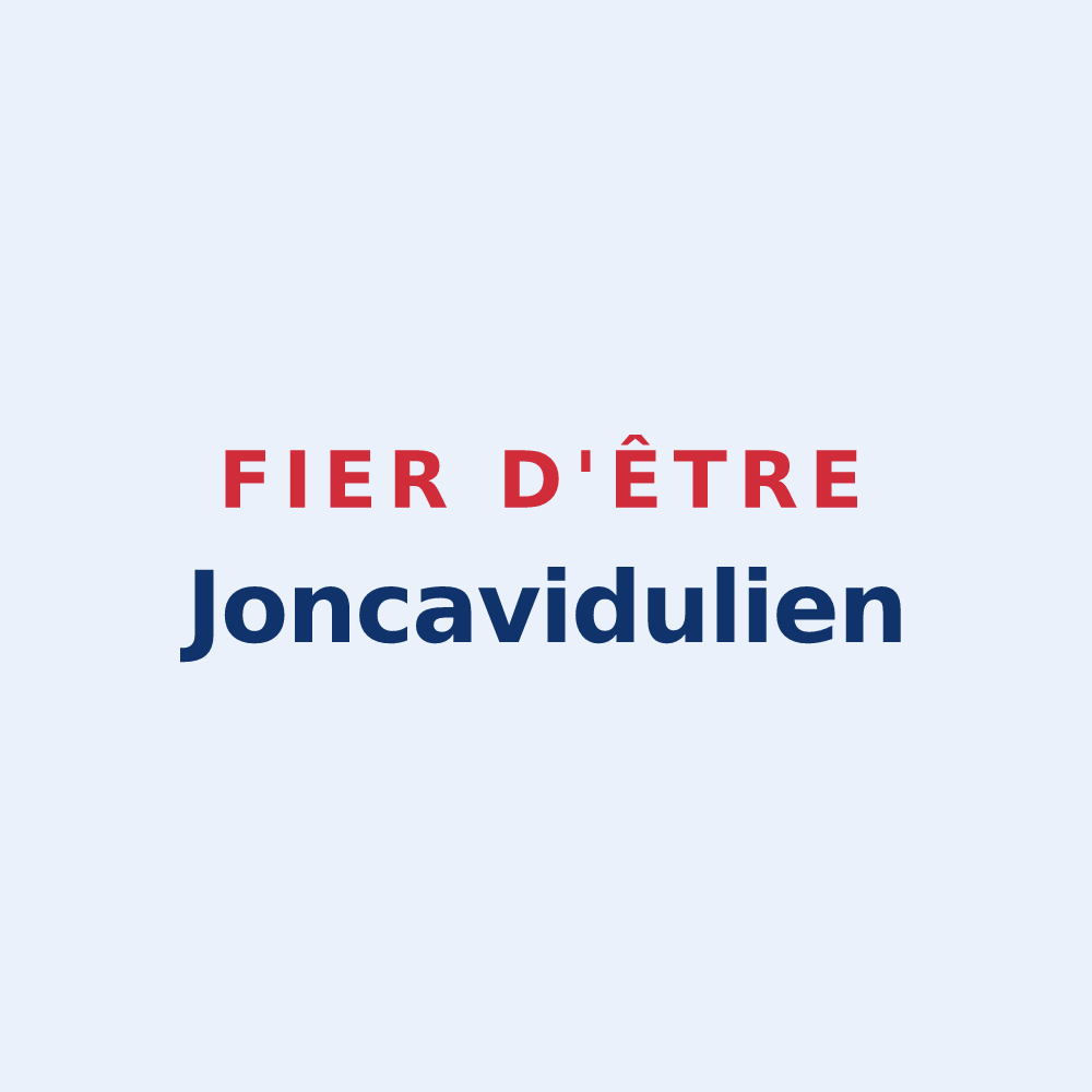 Sticker « Fier d'être Joncavidulien » — design pour Jonchery-sur-Vesle