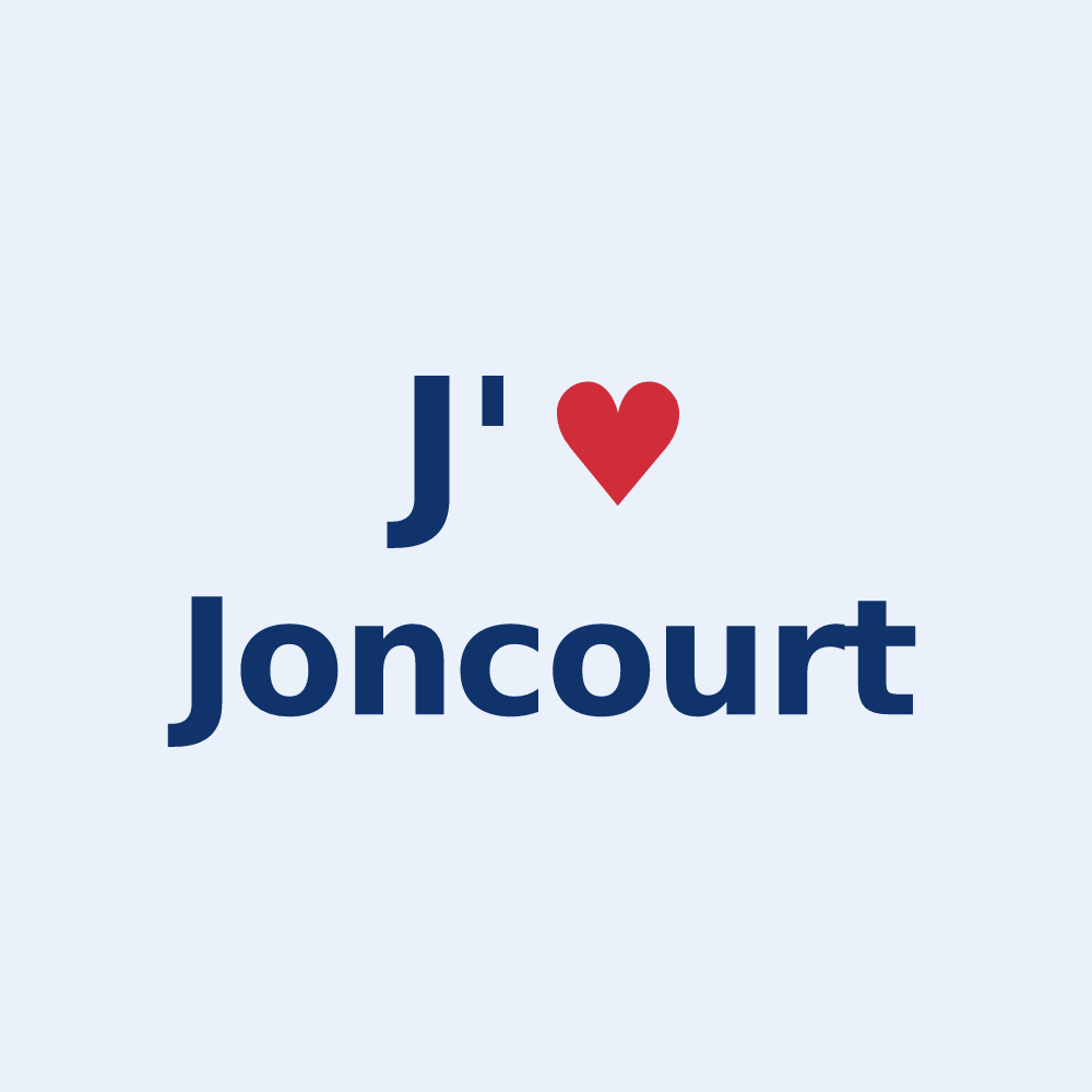 Sticker personnalisé Joncourt — design J'aime Joncourt