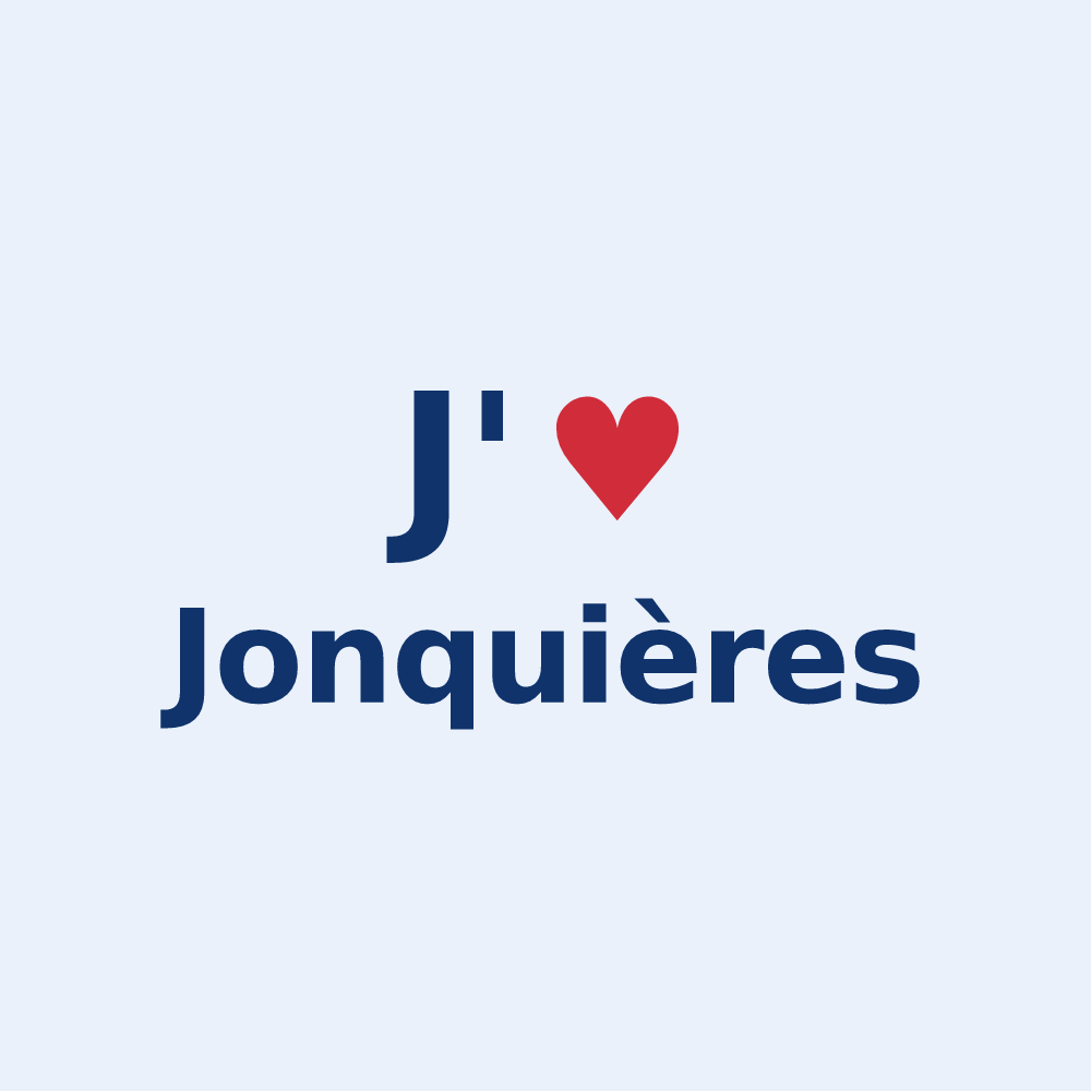 Sticker personnalisé Jonquières — design J'aime Jonquières