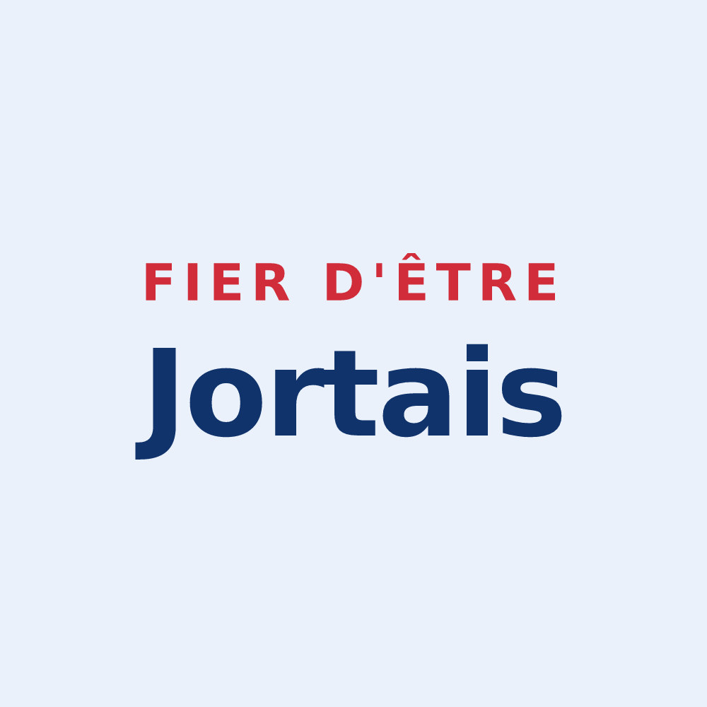 Sticker « Fier d'être Jortais » — design pour Jort