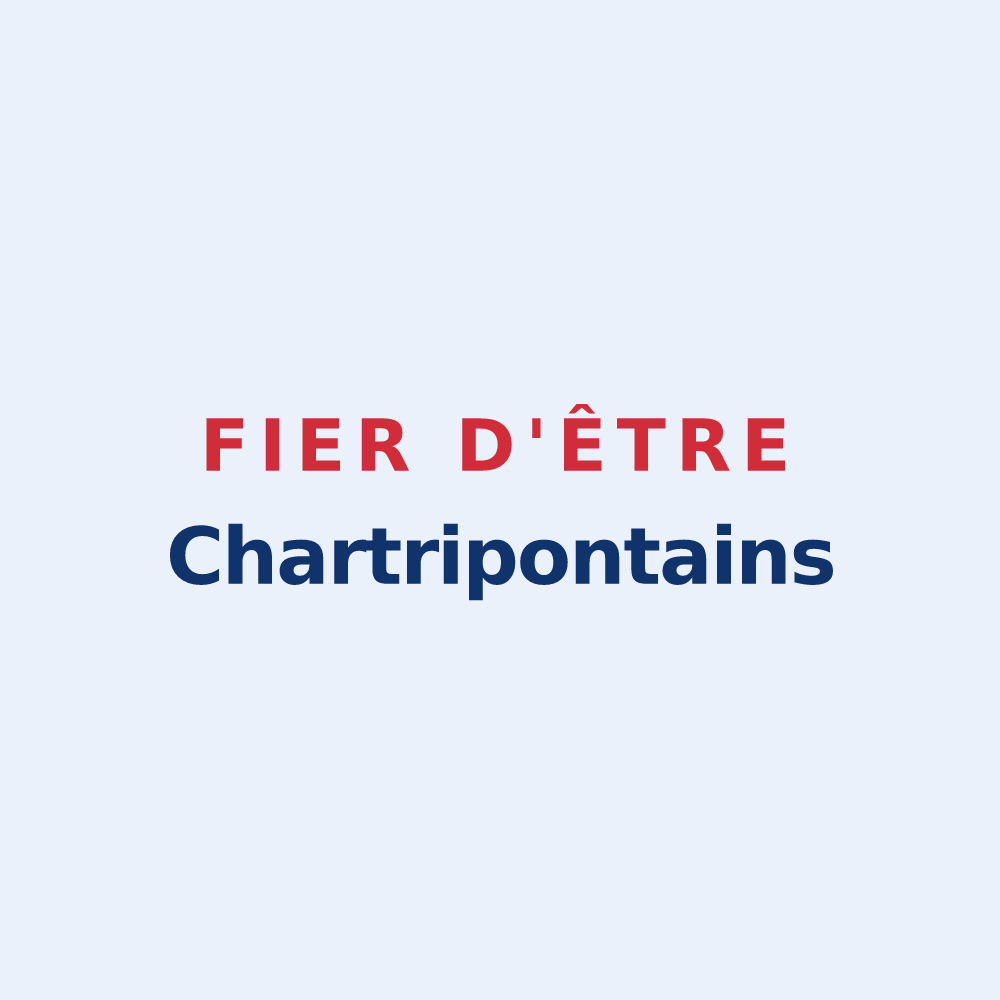 Sticker « Fier d'être Chartripontains » — design pour Jouars-Pontchartrain