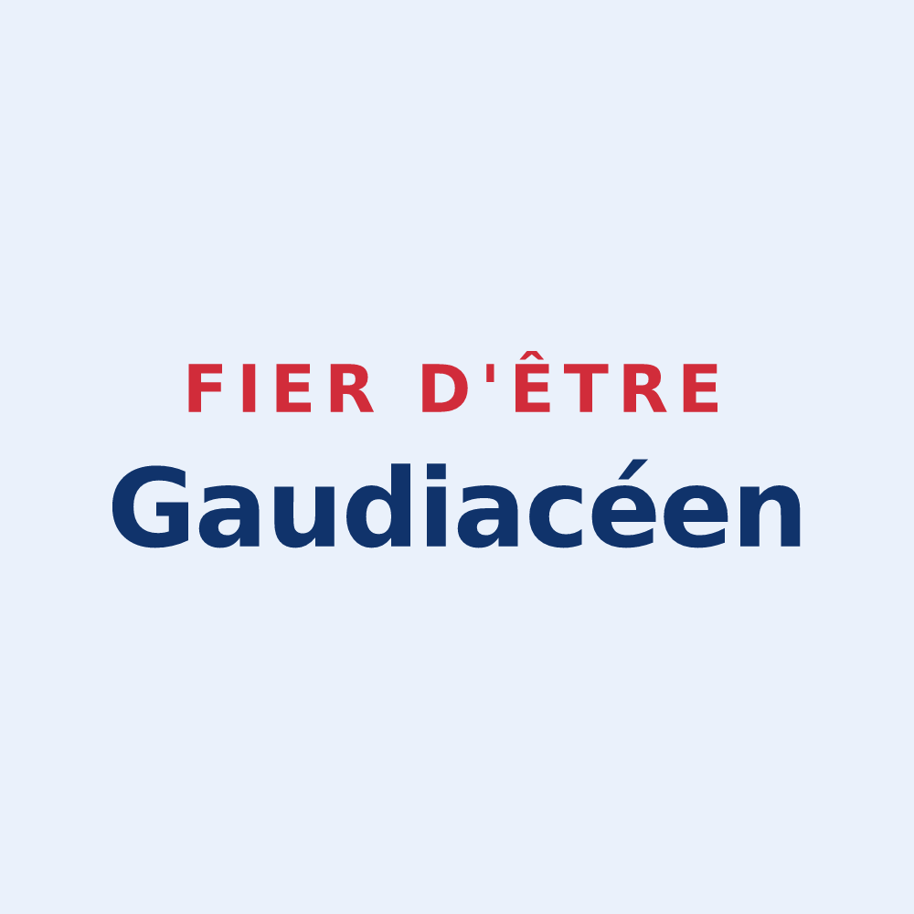 Sticker « Fier d'être Gaudiacéen » — design pour Joué-du-Bois