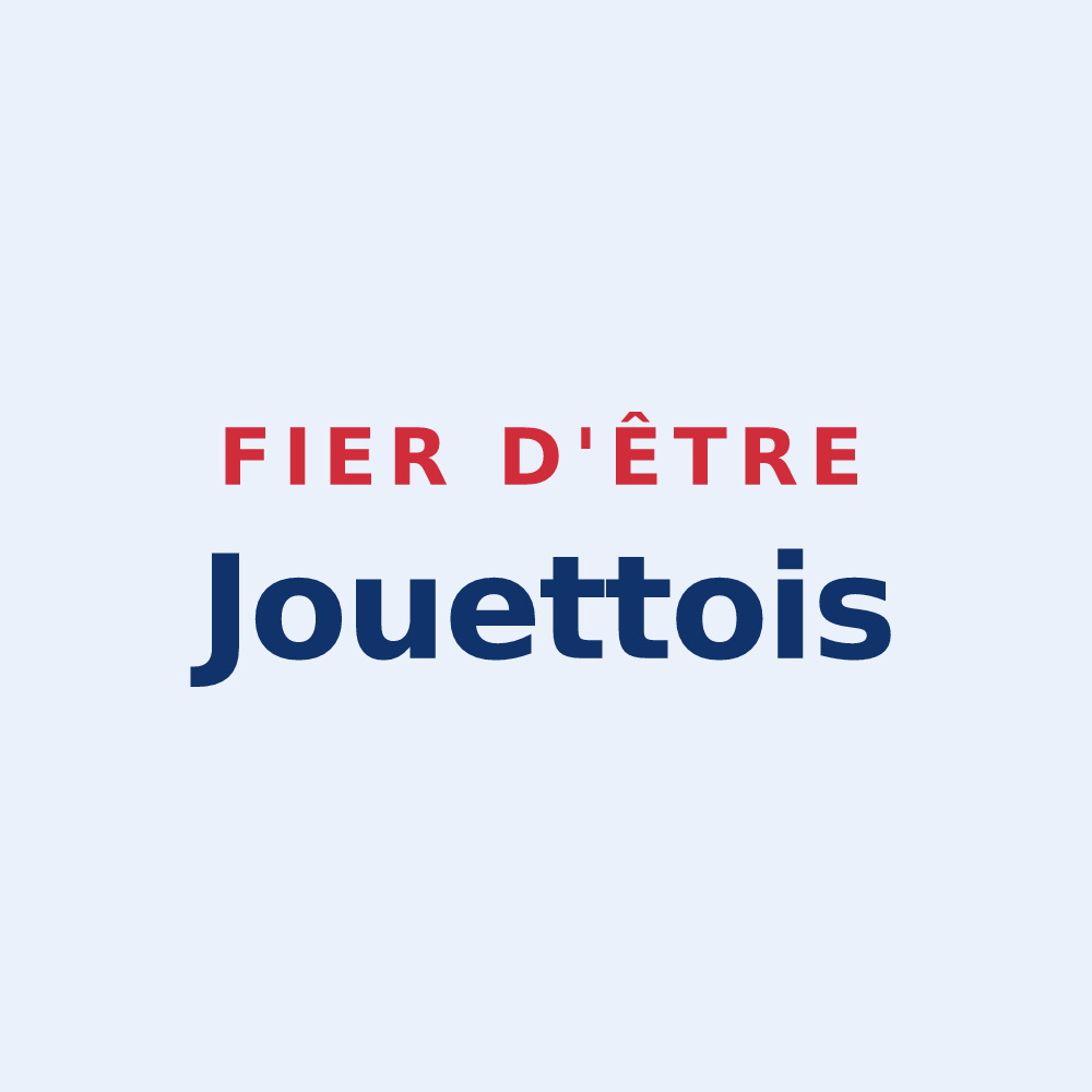 Sticker « Fier d'être Jouettois » — design pour Jouet-sur-l'Aubois