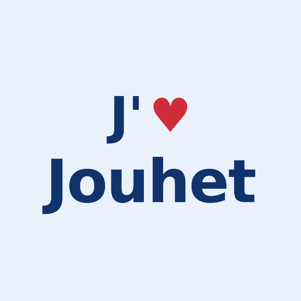 Sticker personnalisé Jouhet — design J'aime Jouhet