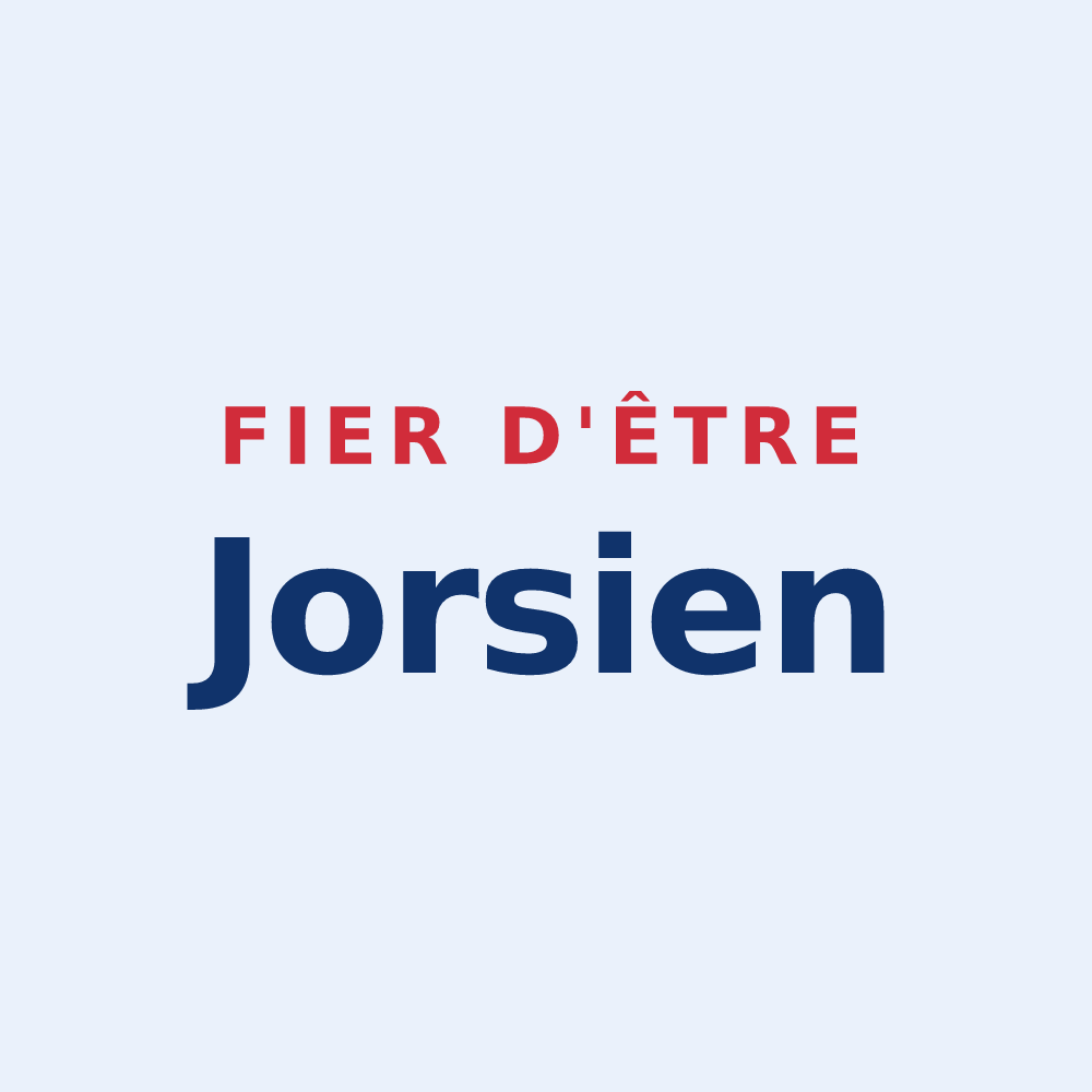 Sticker « Fier d'être Jorsien » — design pour Jours-lès-Baigneux