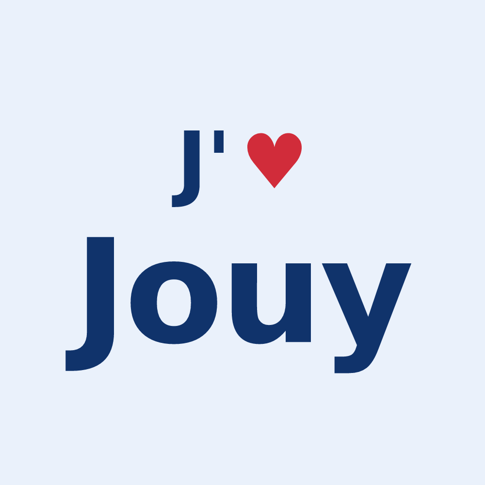 Sticker personnalisé Jouy — design J'aime Jouy