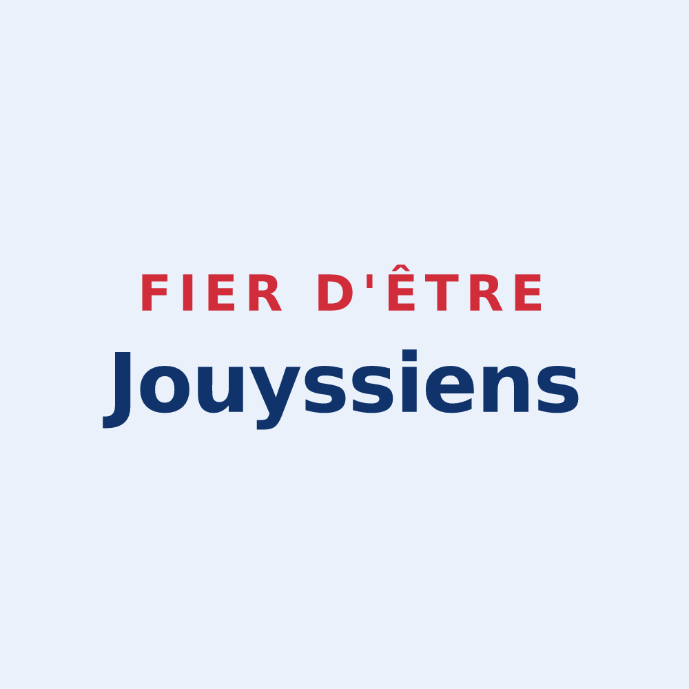 Sticker « Fier d'être Jouyssiens » — design pour Jouy-sur-Morin