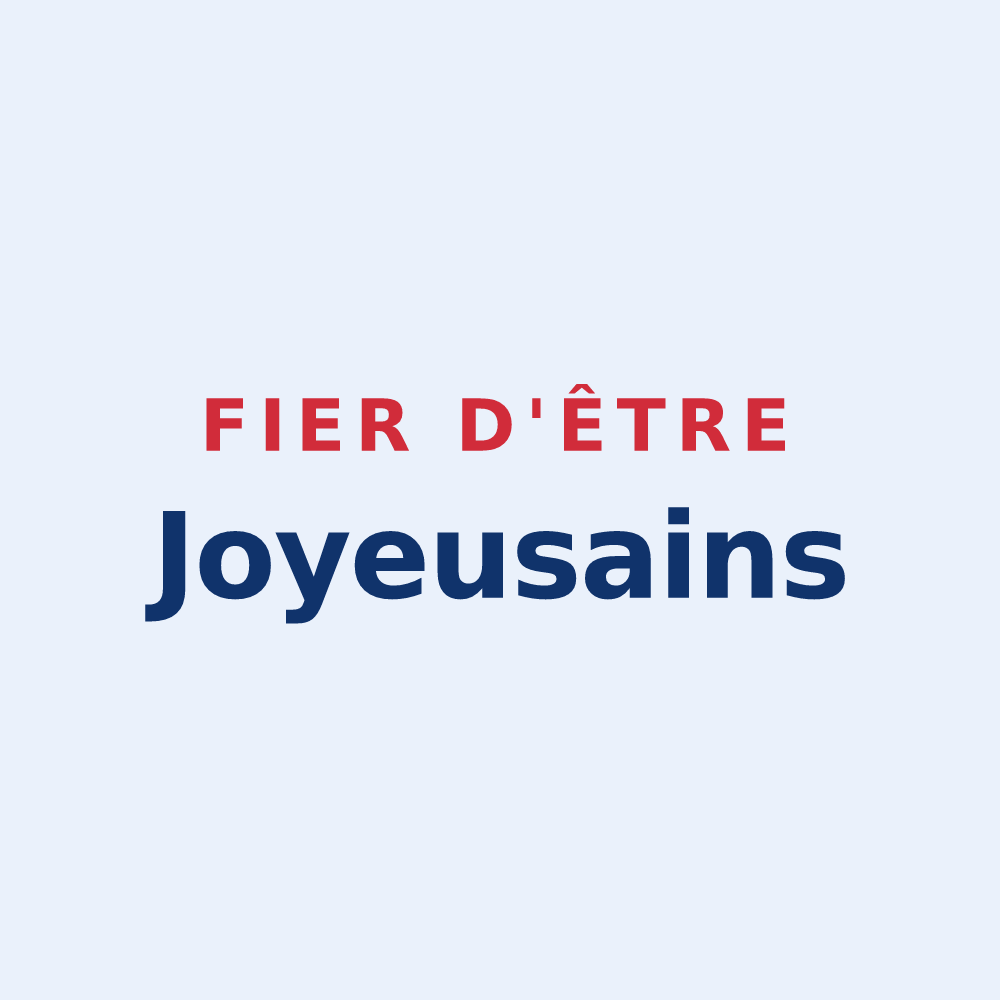 Sticker « Fier d'être Joyeusains » — design pour Joyeuse