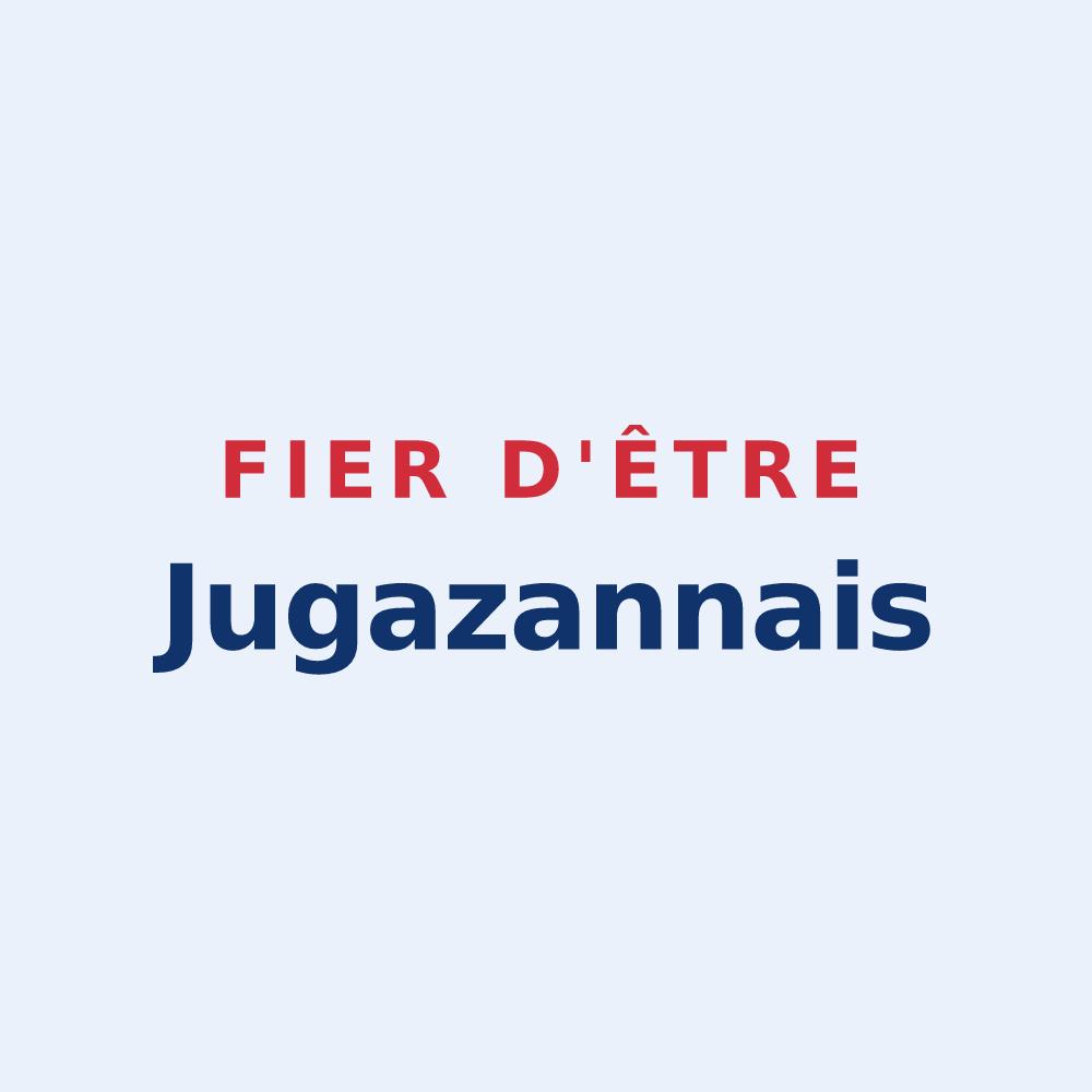 Sticker « Fier d'être Jugazannais » — design pour Jugazan