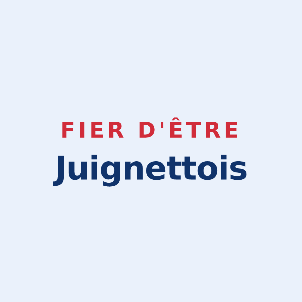 Sticker « Fier d'être Juignettois » — design pour Juignettes