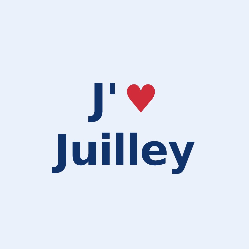 Sticker personnalisé Juilley — design J'aime Juilley